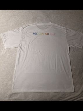 Cold Play MOON MUSIC 3XL White Graphic Tee - Men's Casual Shirt